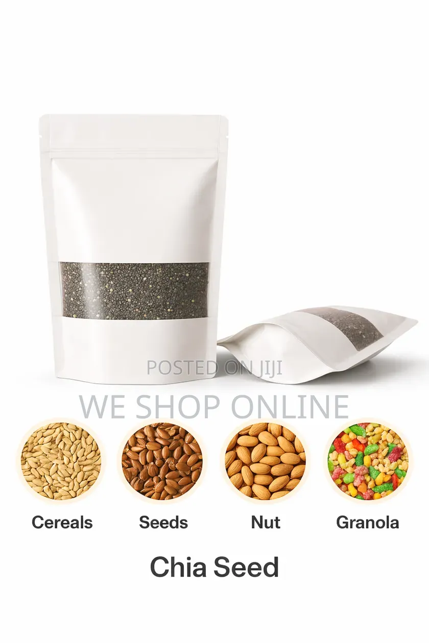 25*35cm, 50pcs Kraft Pouch Bags White And Brown