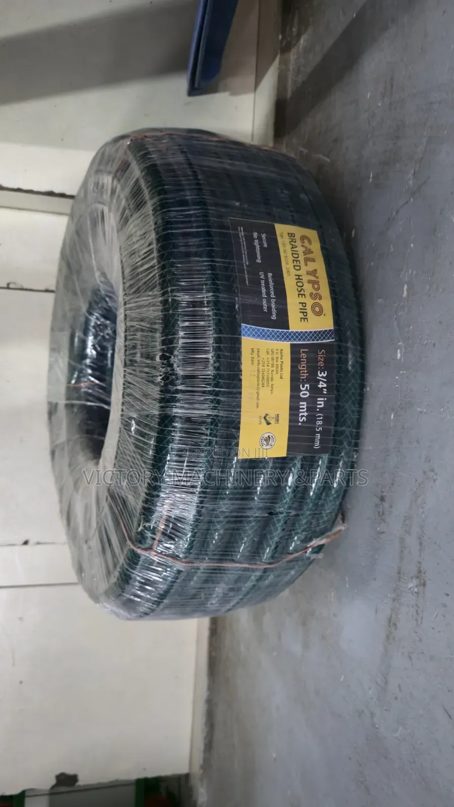 3/4x50m Green Braided Horse Pipe