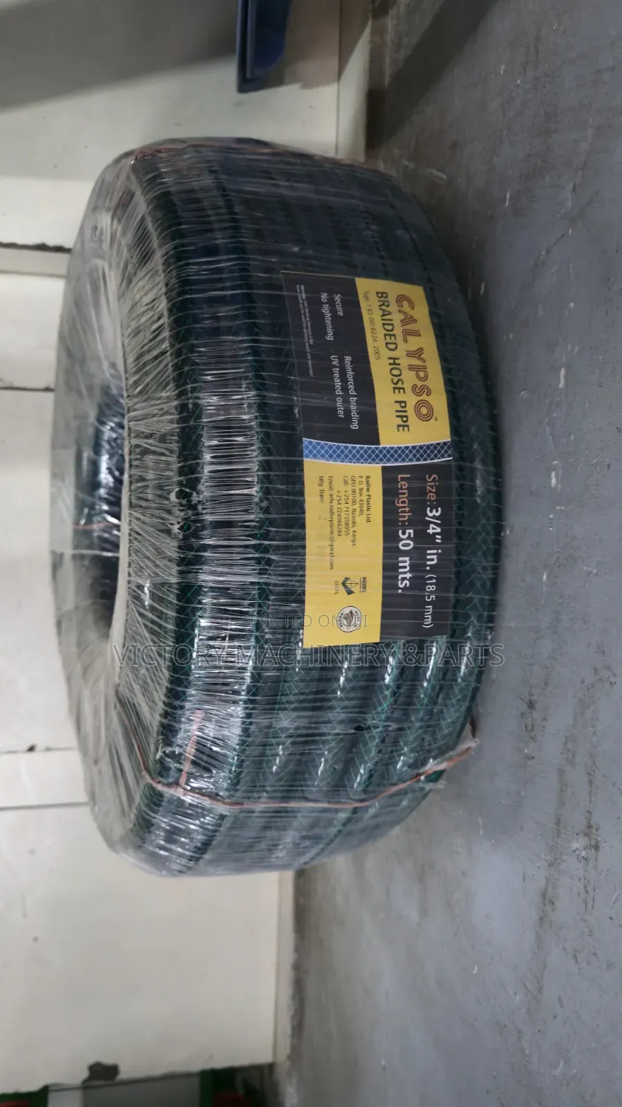 3/4x50m Green Braided Horse Pipe