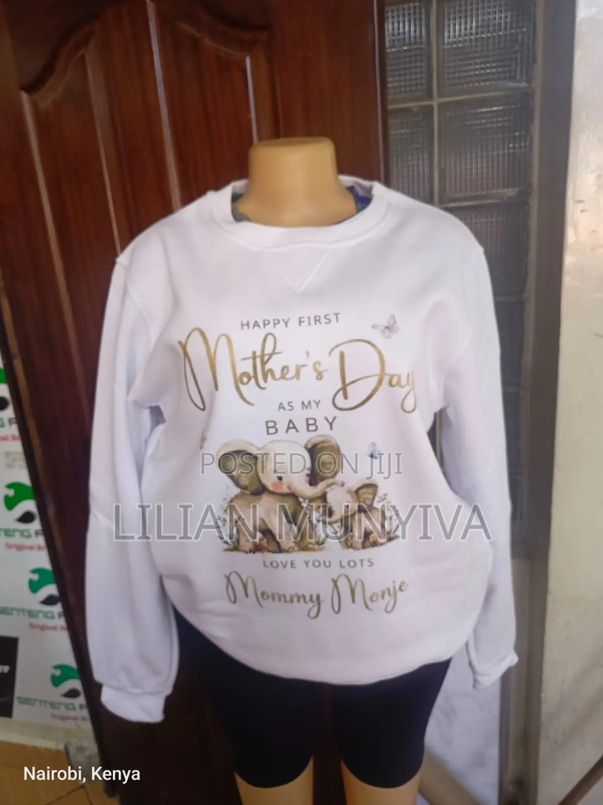 White Branded Sweatshirts Mother’S Edition