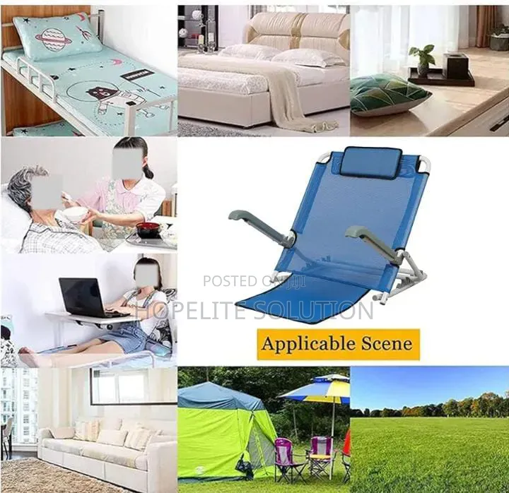 Adjustable Bed Backrest With Armrest