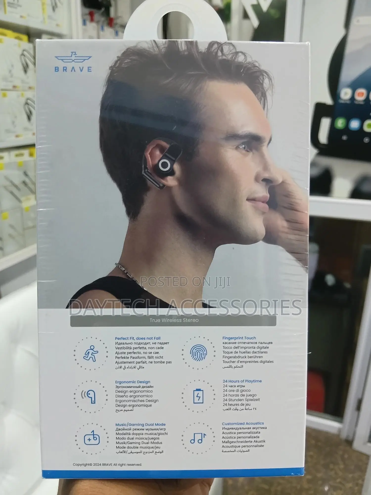 Brave Sport Fit 1 Open Ear TWS Earbuds - 24h Playtime
