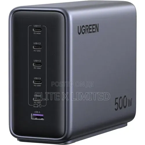 Ugreen Gan 500w Desktop Fast Charger (6-Port) Uk – X759