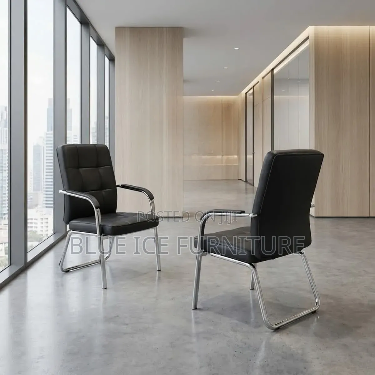 Executive Leather Visitors Chair
