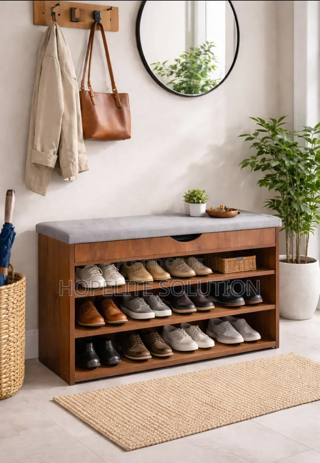 Entry Shoe Bench