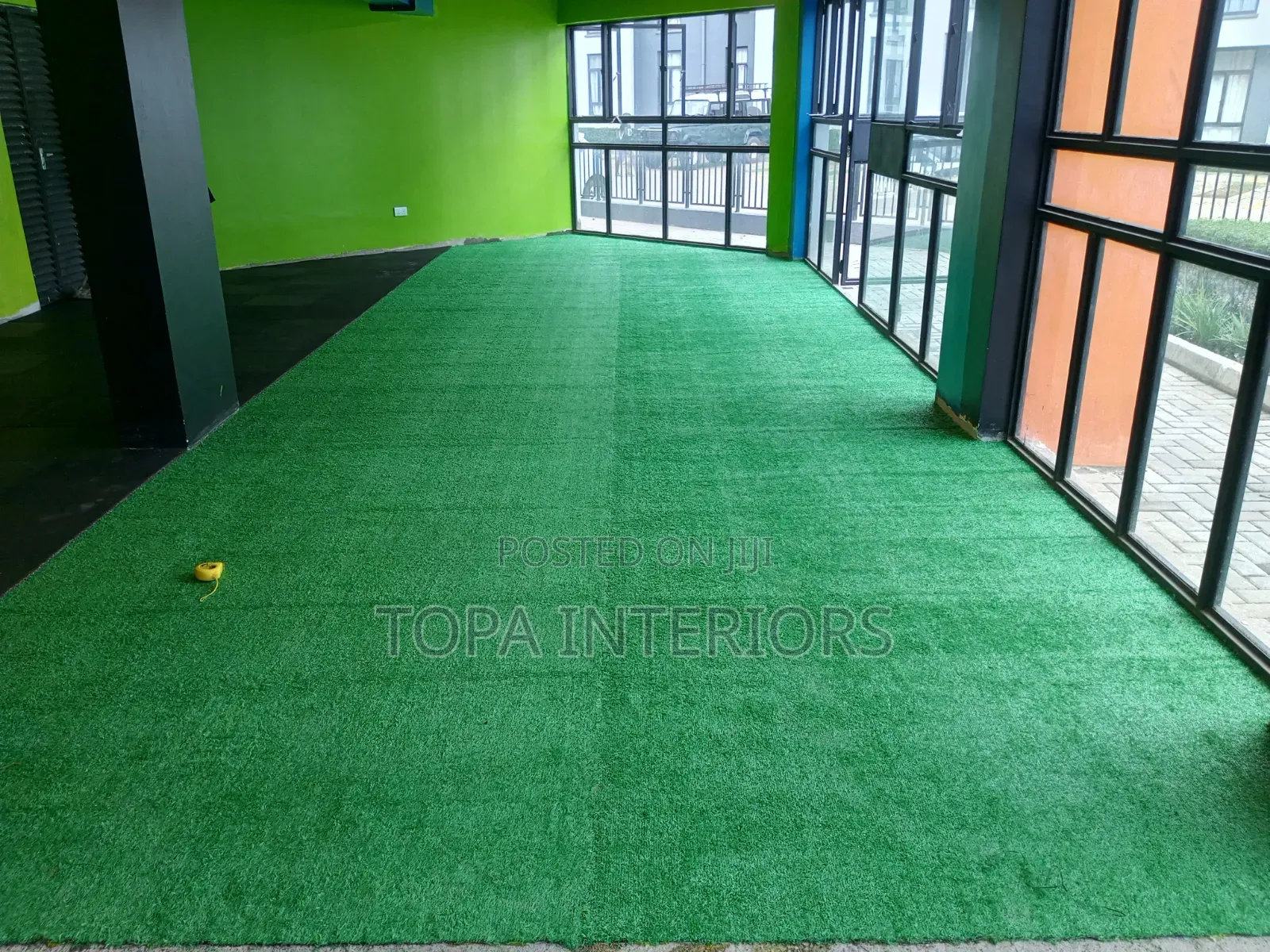Low Budget Green Artificial Floor Carpets for Balcony Garden Revamp