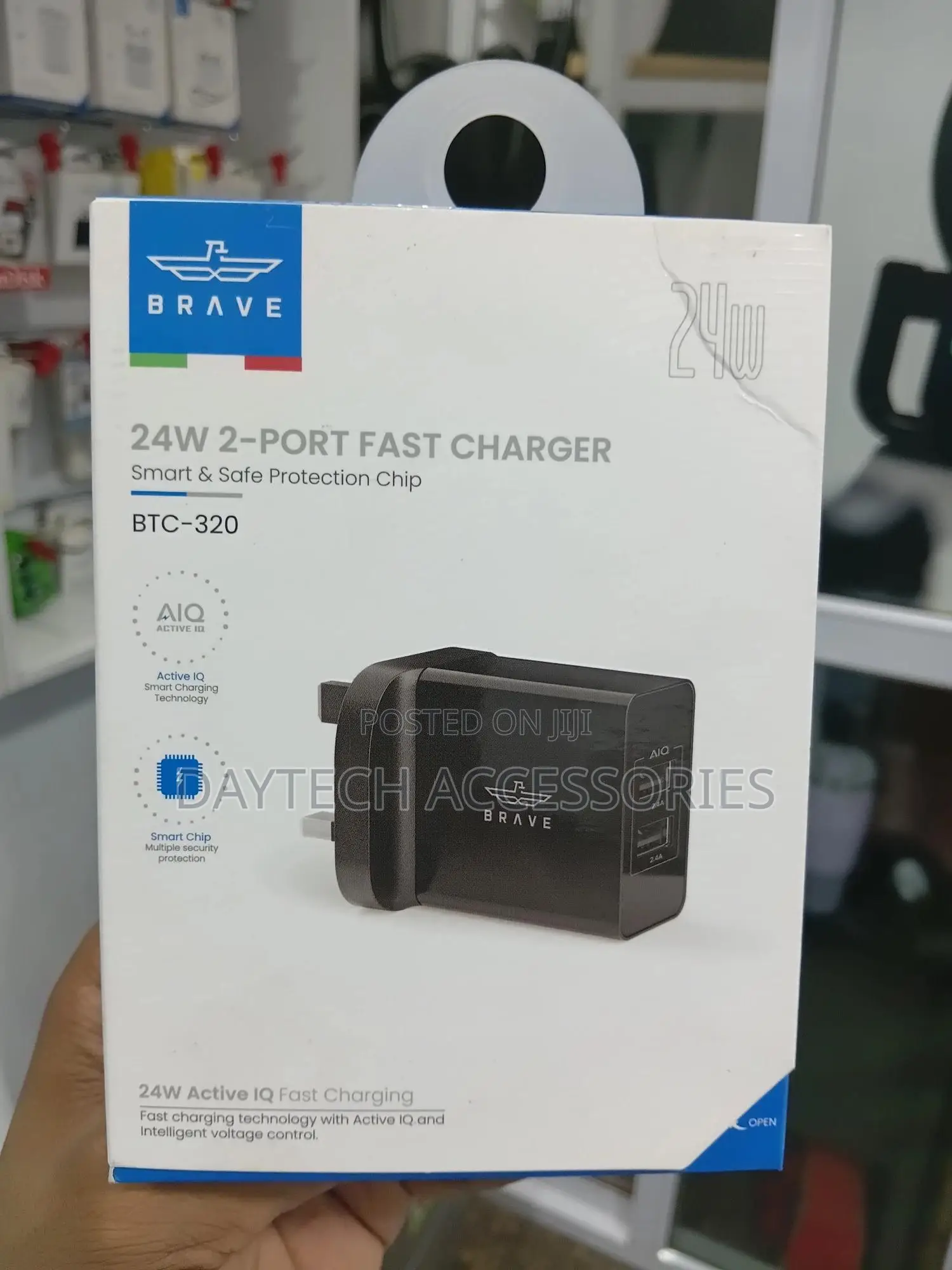 Brave BTC 320 2 Port Usb Wall Charger 24w