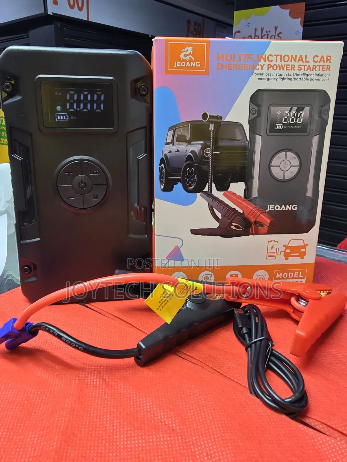 4-in-1 Smart Car Emergency Kit Jump Starter Air Pump Power Bank Jp 152