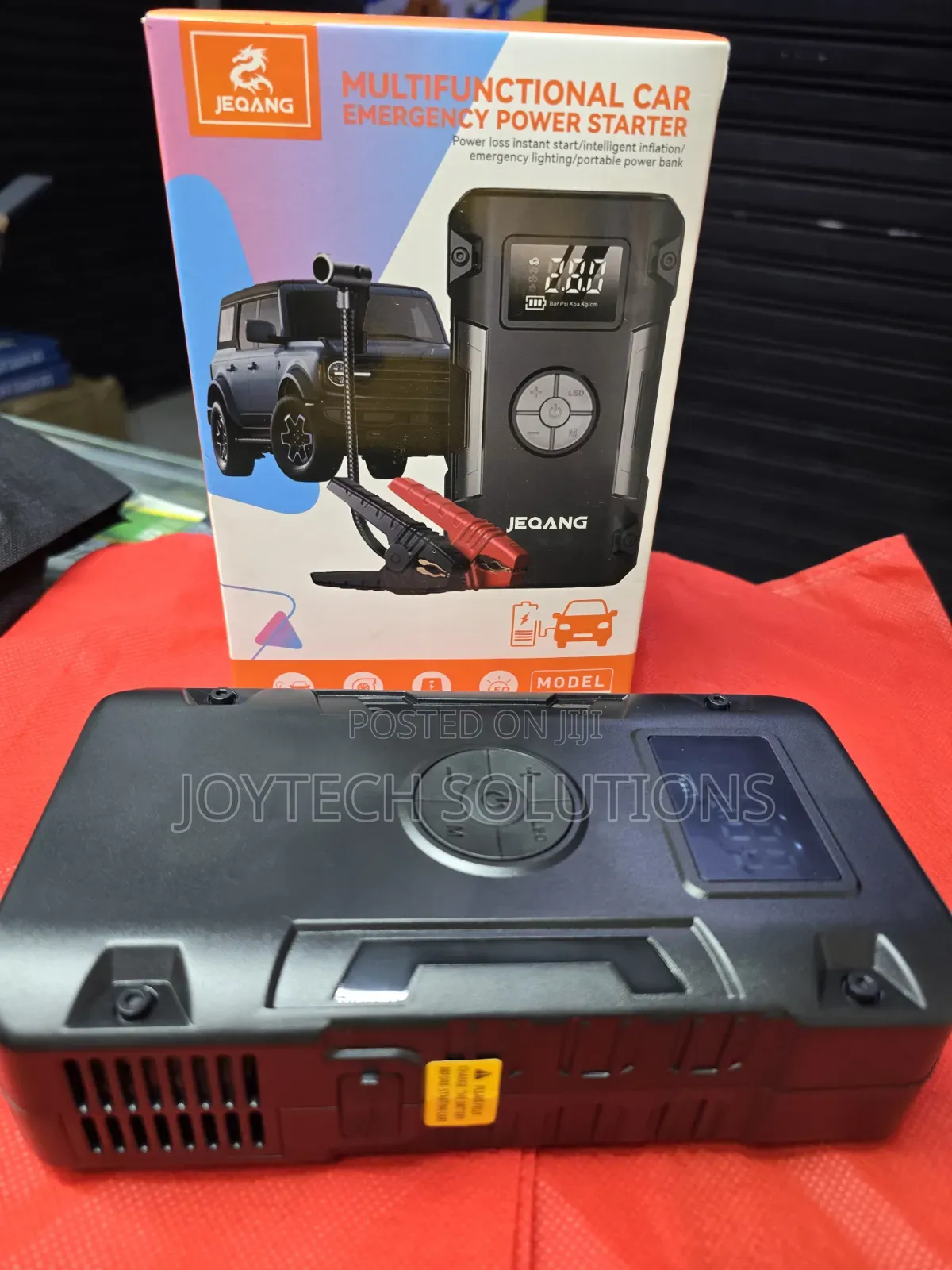 Portable Car Battery Jump Starter With Air Compressor Jp-S152 ( 4in1 )