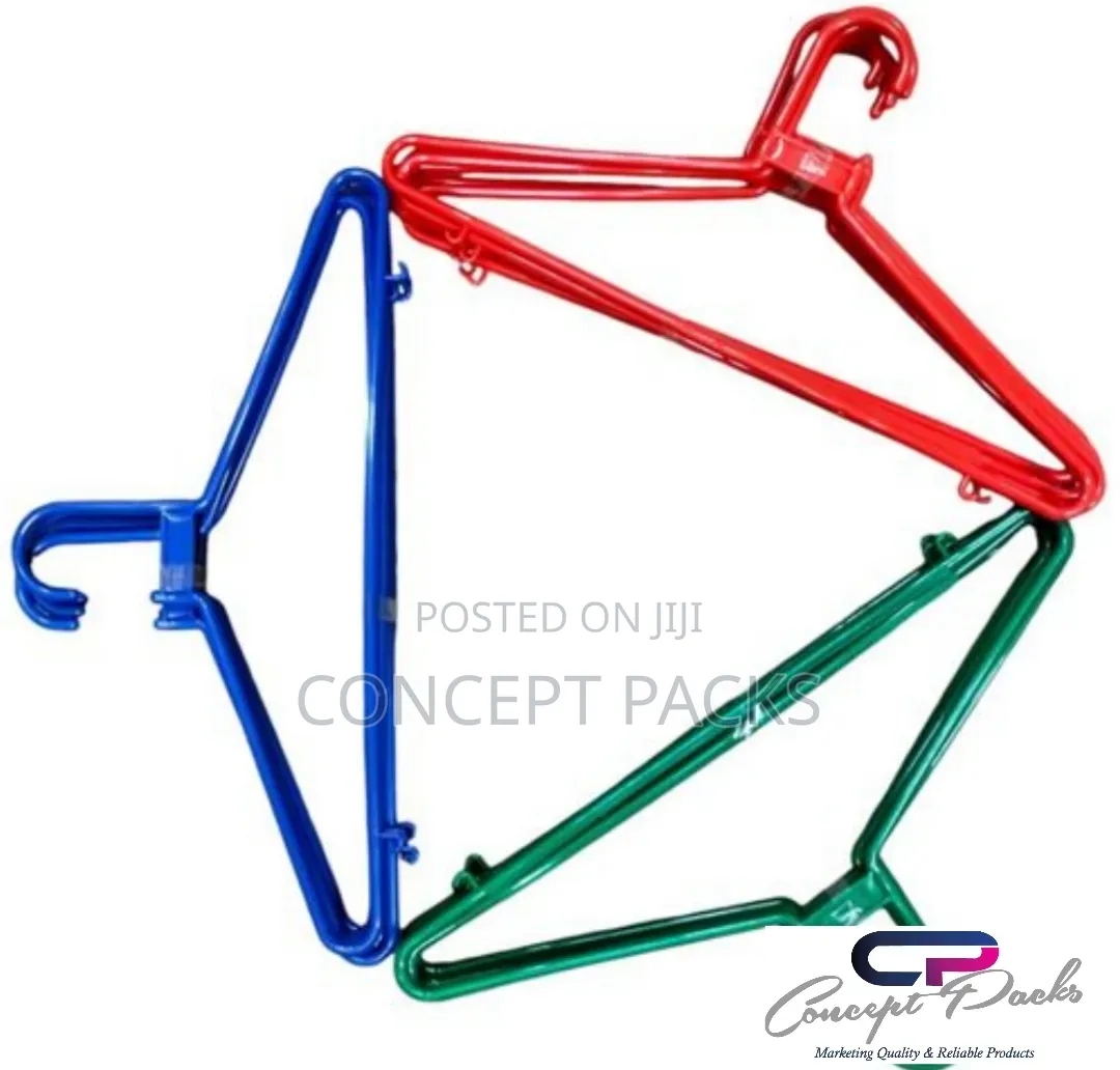 12pcs Coloured Strong Multipurpose Hangers.