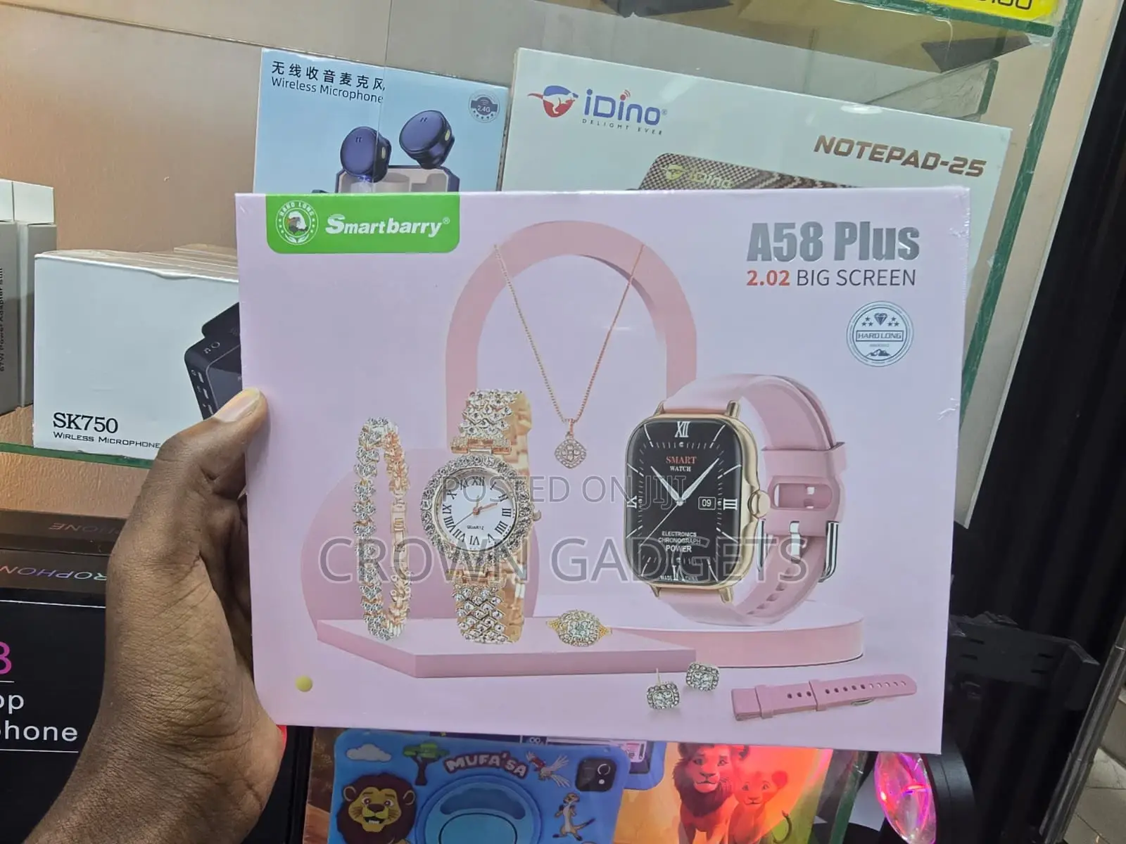 Smartberry A58 Plus Ladies Smartwatch Jewelry Gift Set