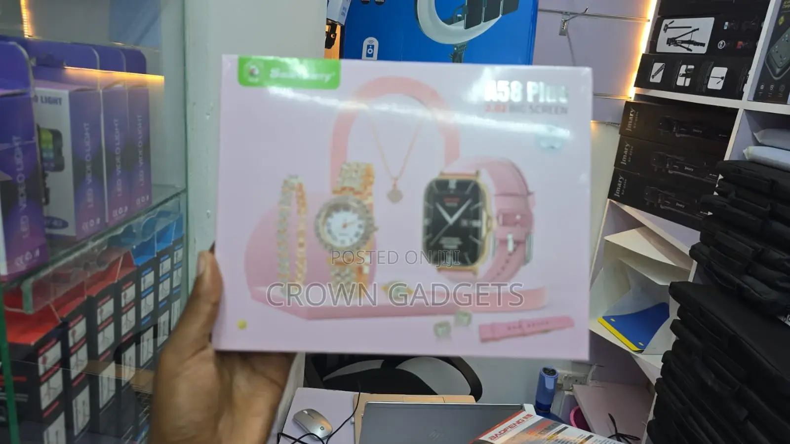 Smartberry A58 Plus Luxury Smart Watch Accessories Set