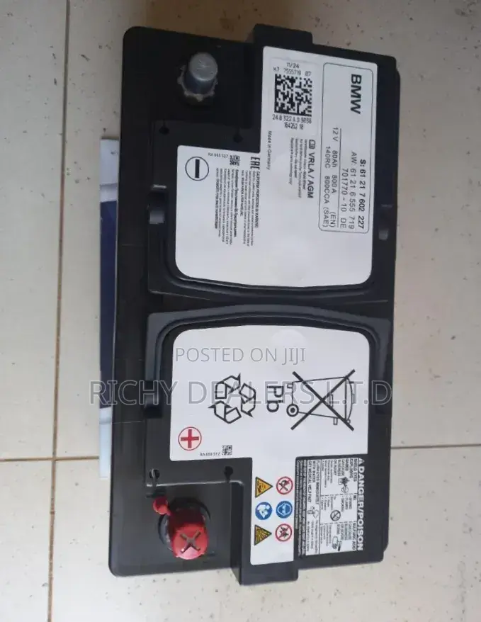 BMW Din80mf (12v/80ah) Agm Car Battery