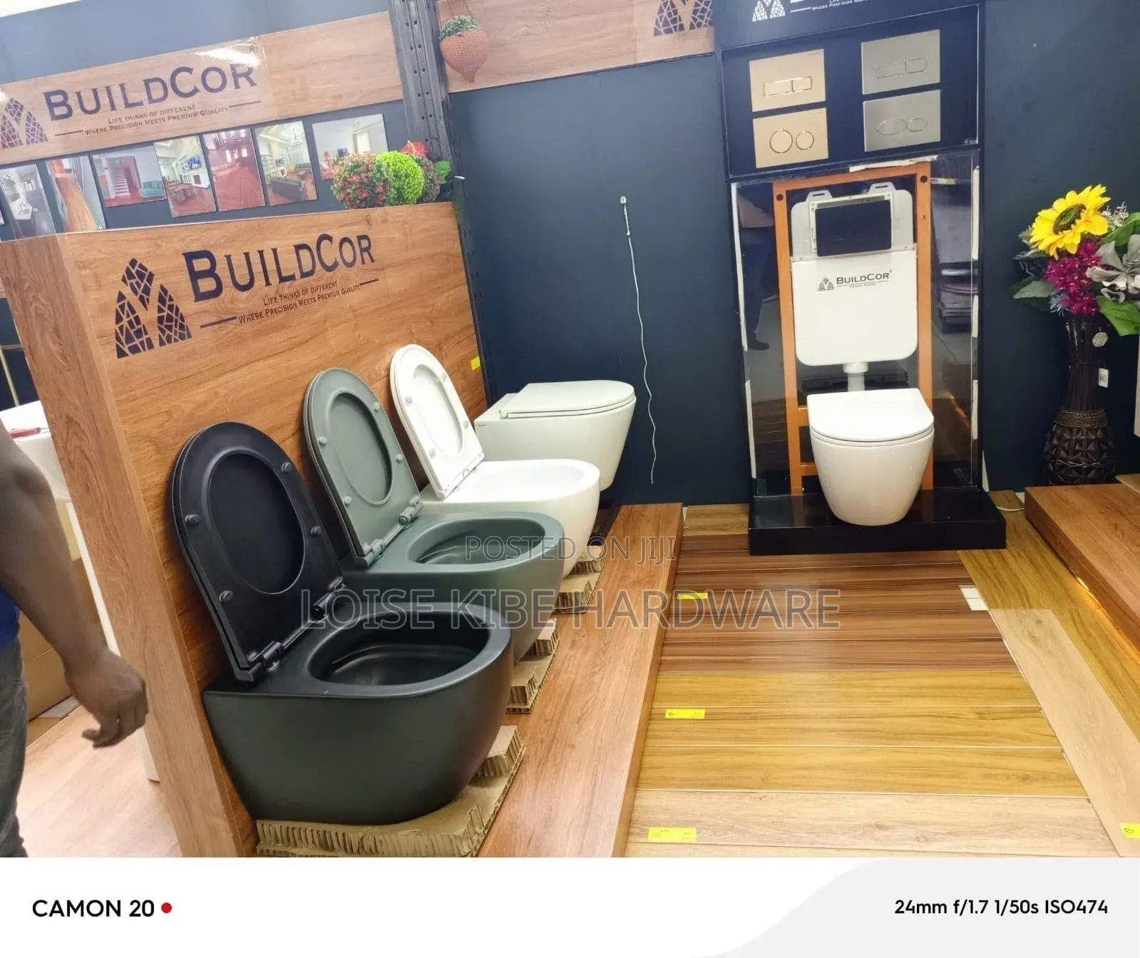 Buildcor Concealed Cistern and Toilet Available
