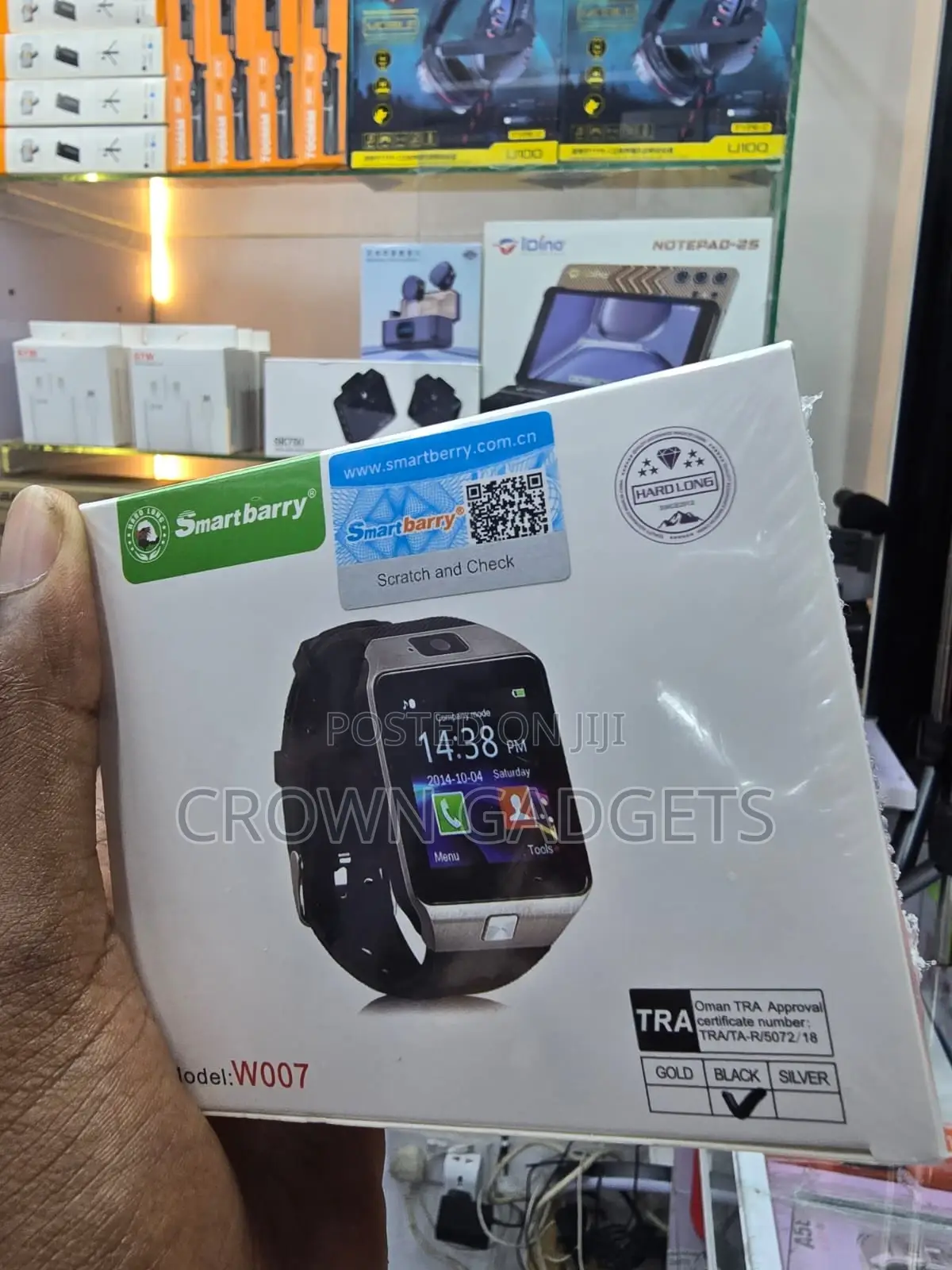 W007 Smart Watch Camera Sim Card Bluetooth Touchscreen