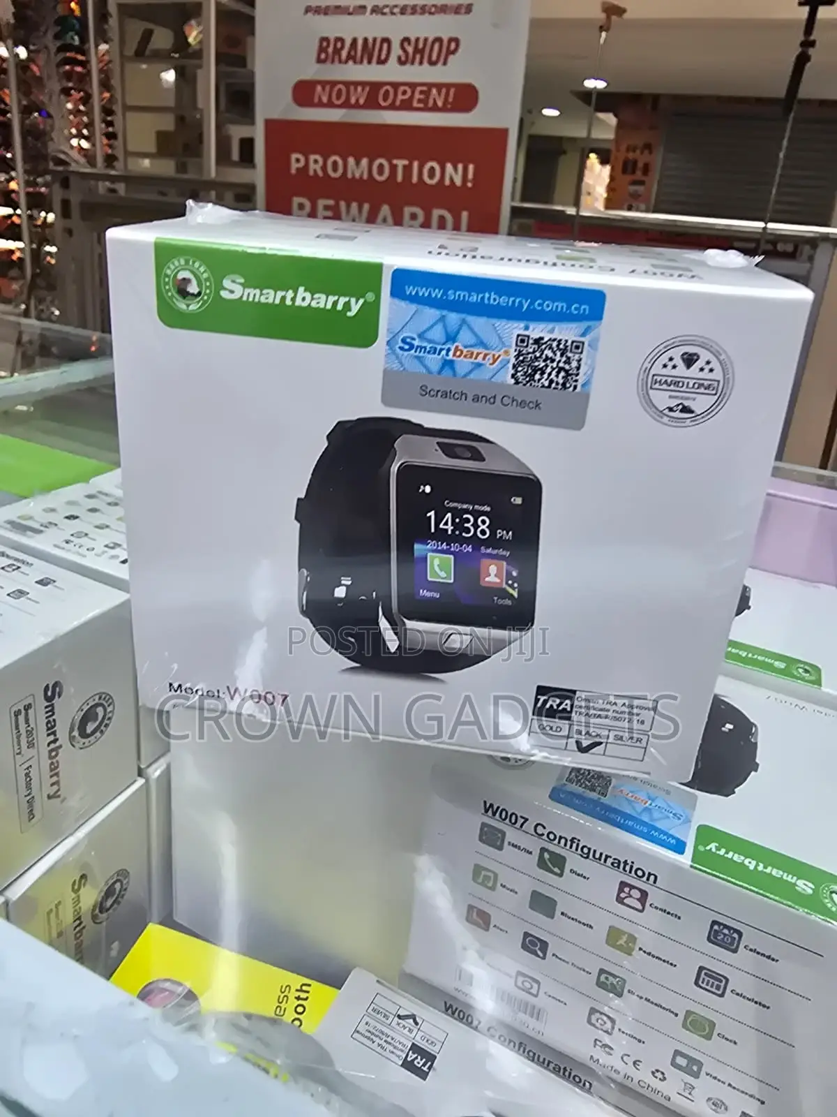 W007 Smart Watch 1.54 Inch Touchscreen Phone Smartwatch
