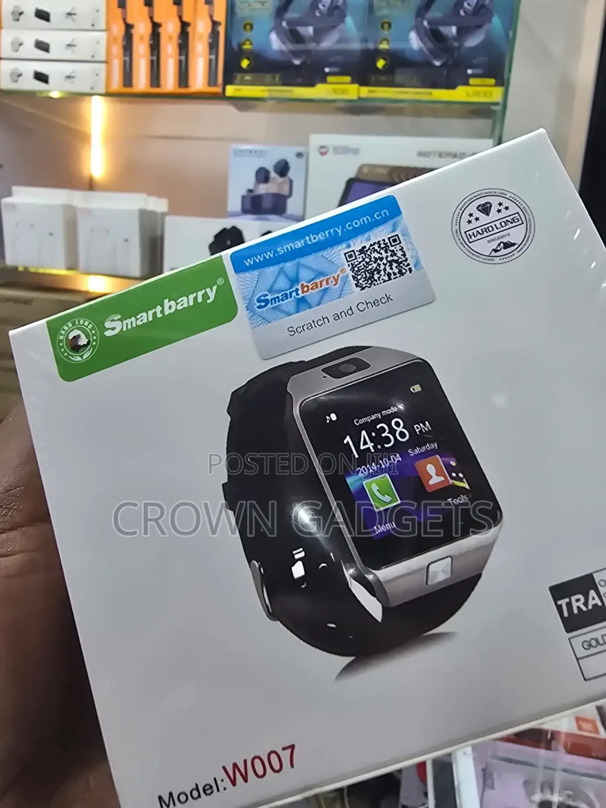 W007 Camera Smartwatch Bluetooth Android Sync Watch