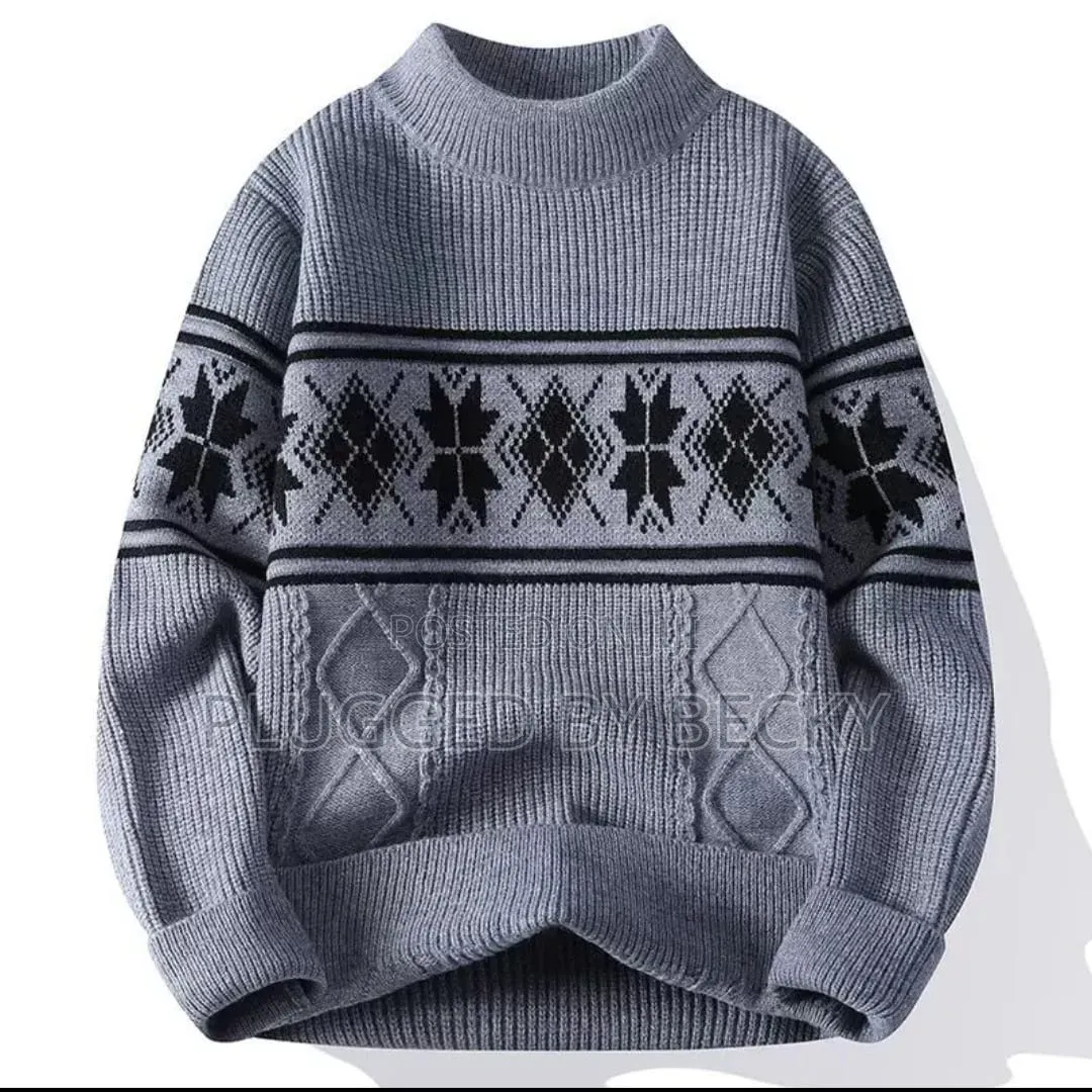 New New Maple Pattern Knit Sweaters