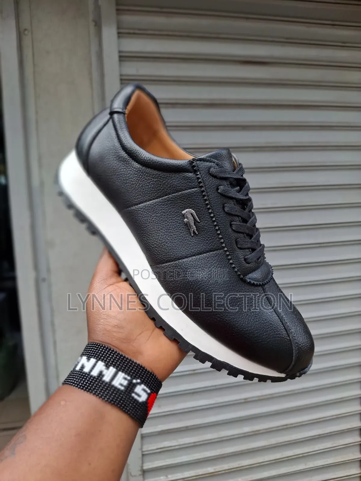 Men Leather Lacoste Casuals