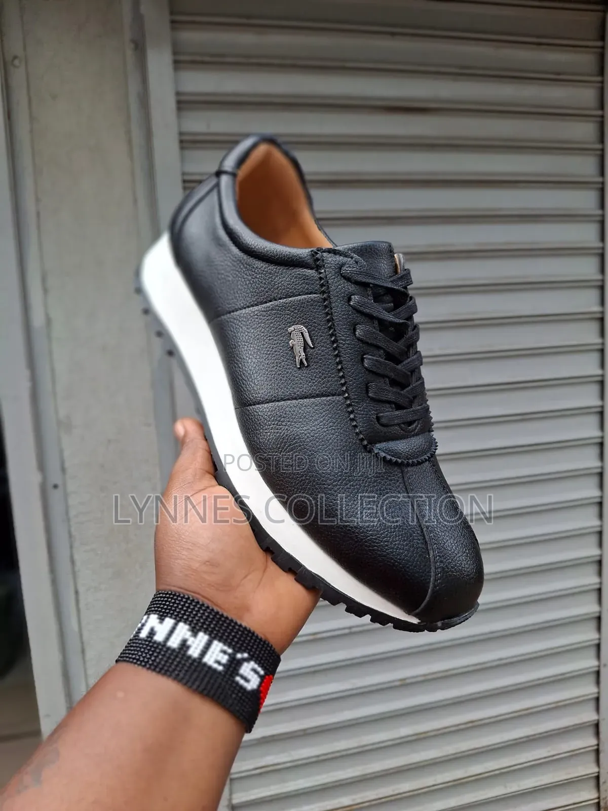 Men Leather Lacoste Casuals