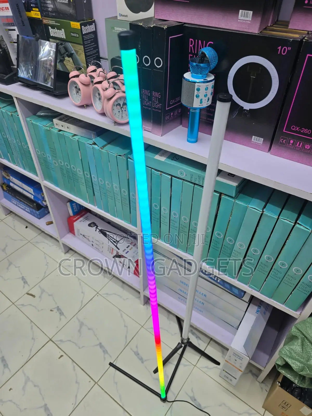 RGB Led Corner Floor Lamp App Control Mood Light Stand