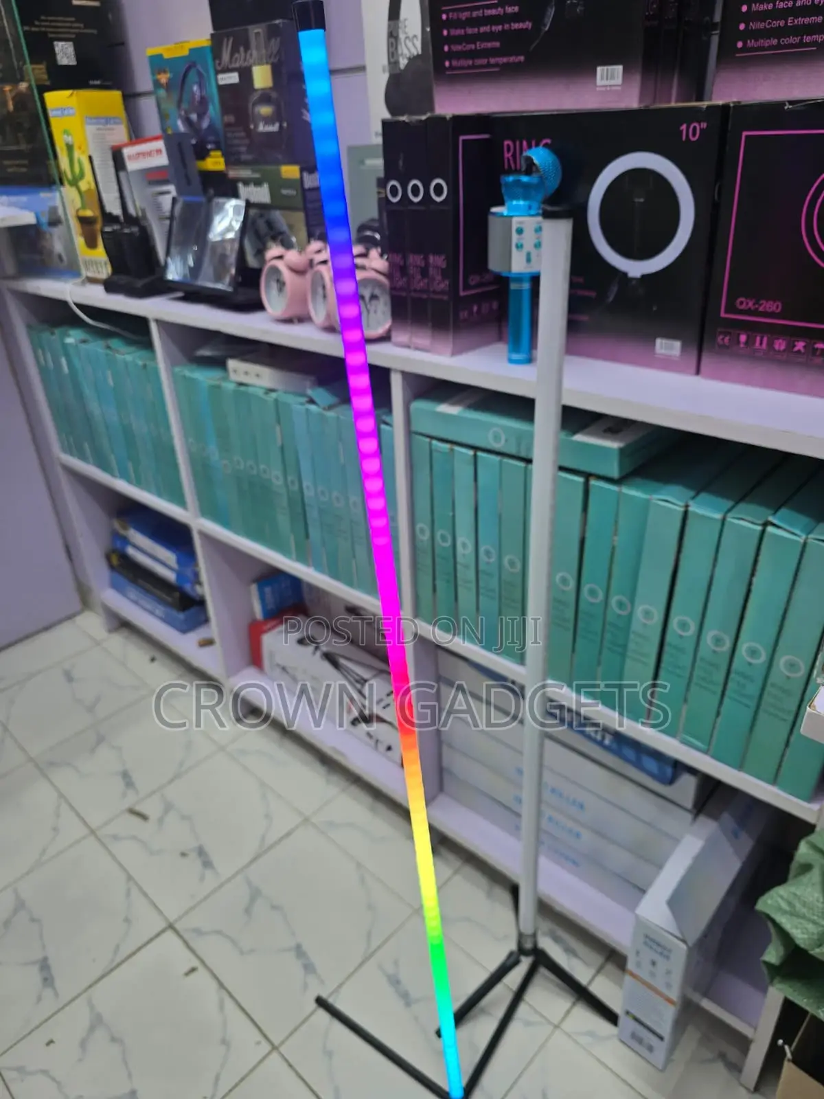 RGB Standing Corner Lamp Mobile App Control Home Decor Light