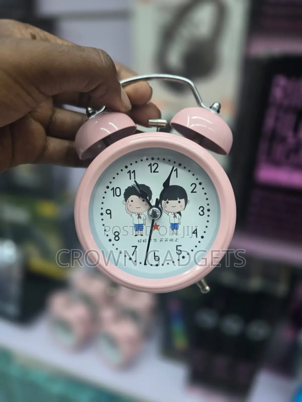Twin Bell Vintage Alarm Clock Loud Mechanical Bedside Clock