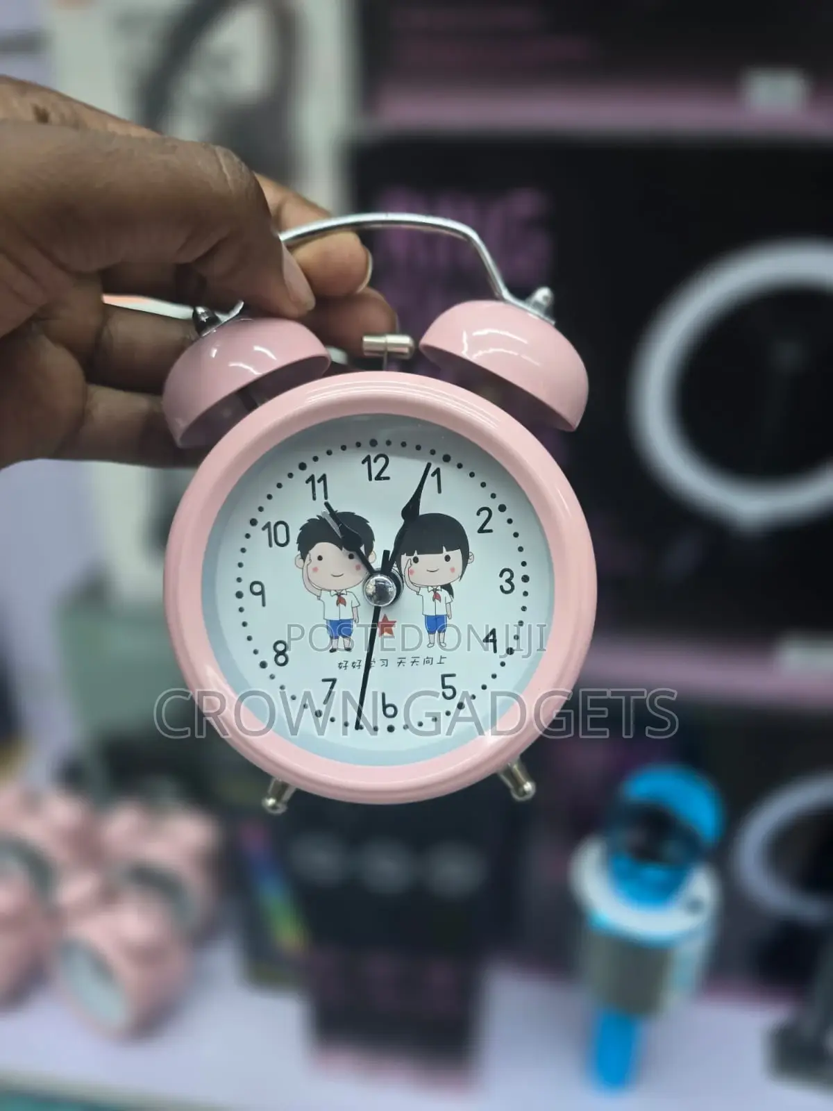 Classic Twin Bell Alarm Clock Loud Wake Up Vintage Style