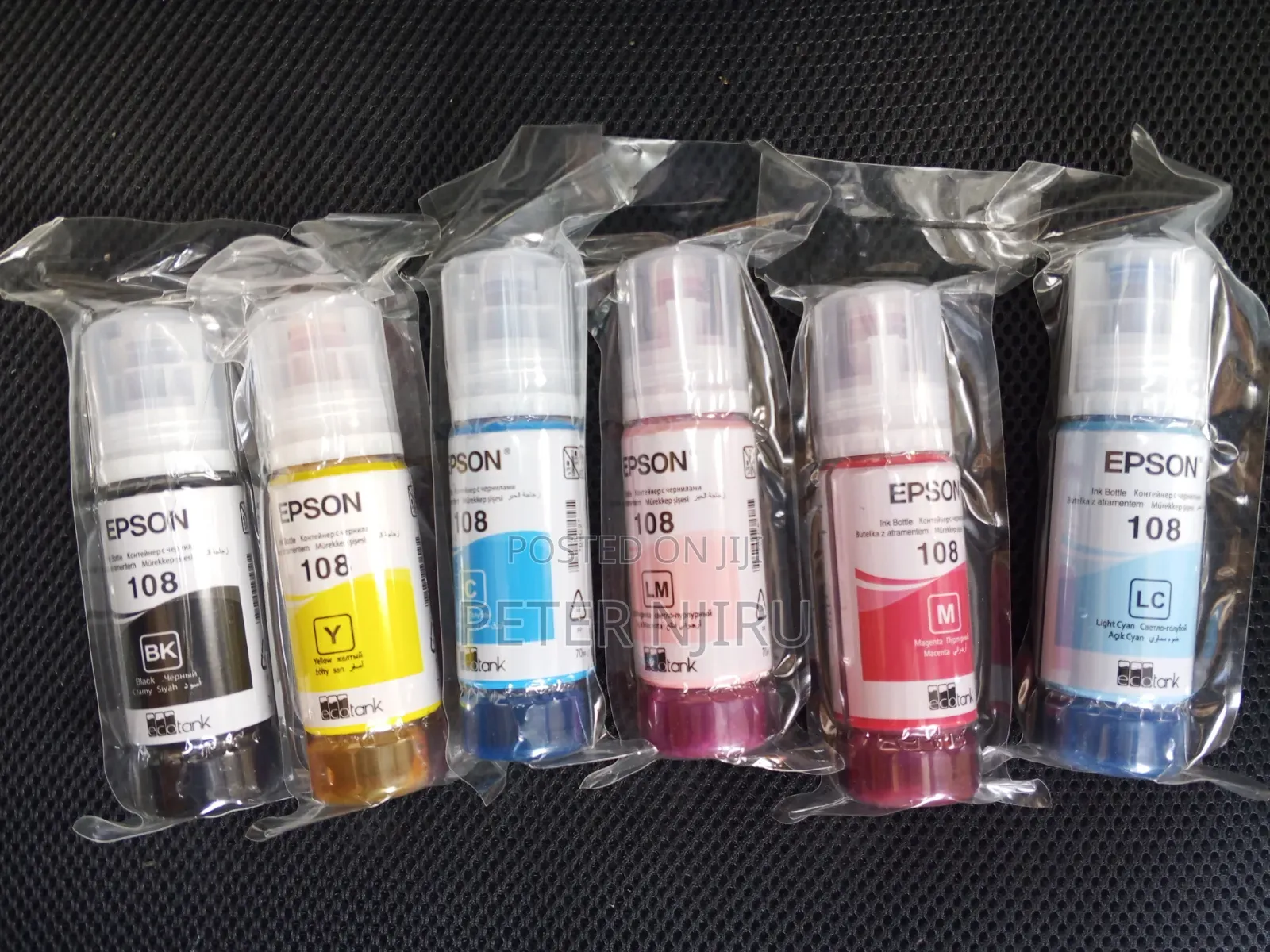 Epson 108 Original Pigment for L8050/L18050 Printer Epson