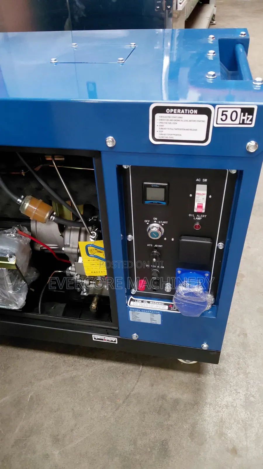Tlac 10kva Diesel Silent Generator Single Phase Output.