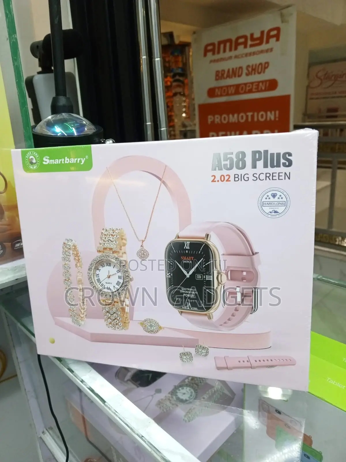 Smartberry A58 Plus Luxury Smartwatch Gift Set 7-in-1