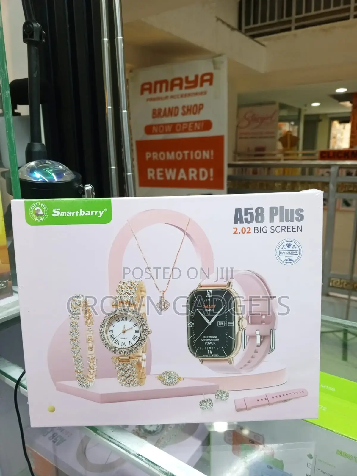 Smartberry A58 Plus Luxury Smartwatch Gift Set 7-in-1