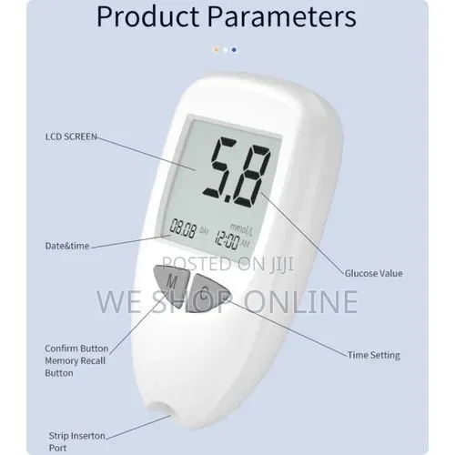 Glucometor Blood Glucose Monitoring Kit.