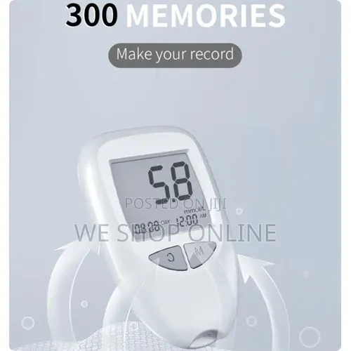 Glucometor Blood Glucose Monitoring Kit.