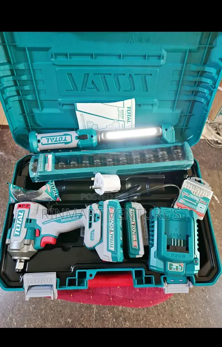 Total Cordless Impact Wrench With Flashlight