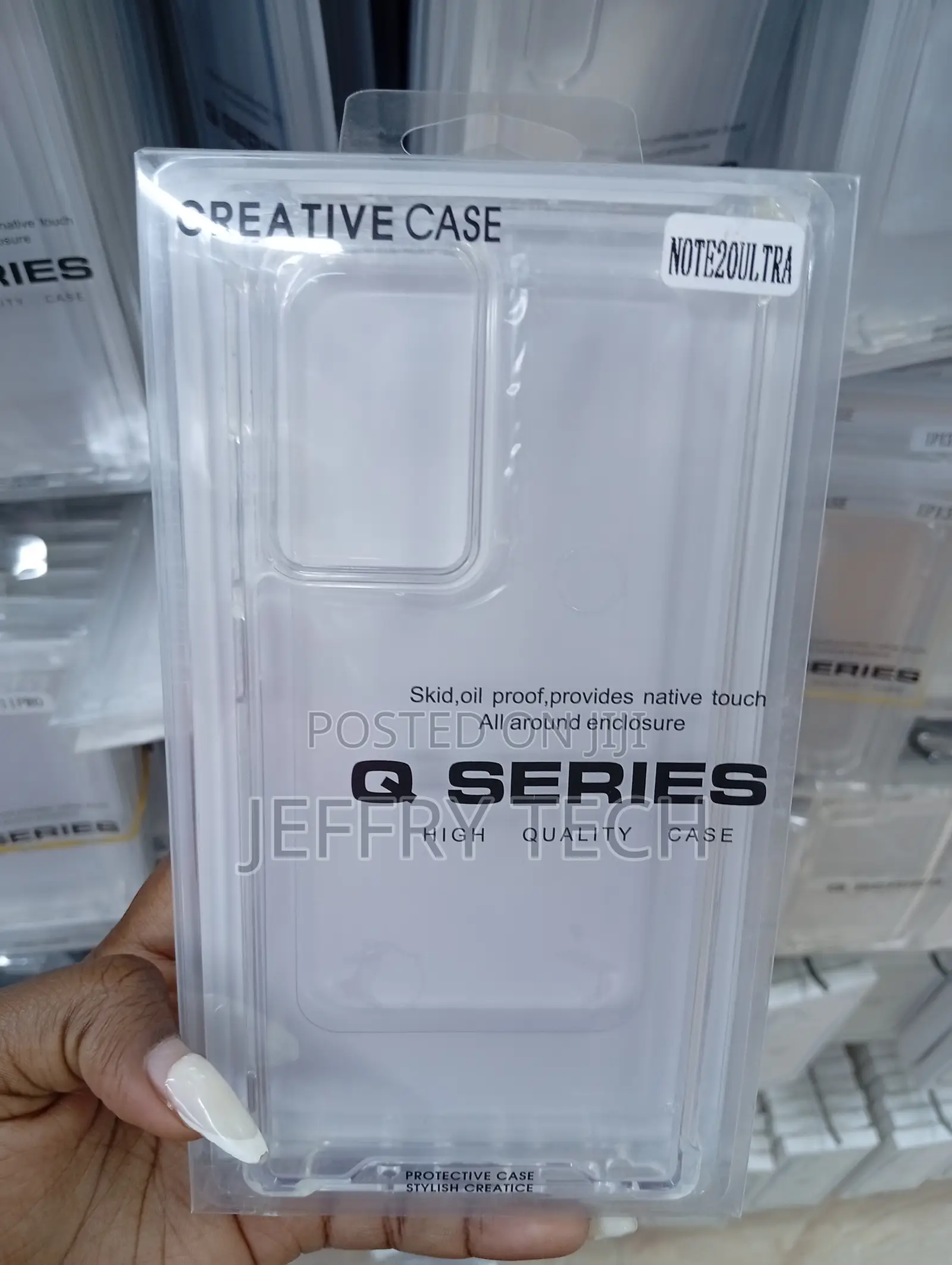 Samsung Galaxy Note20 Ultra Rigid Back and Flexible Bumper Sides Case