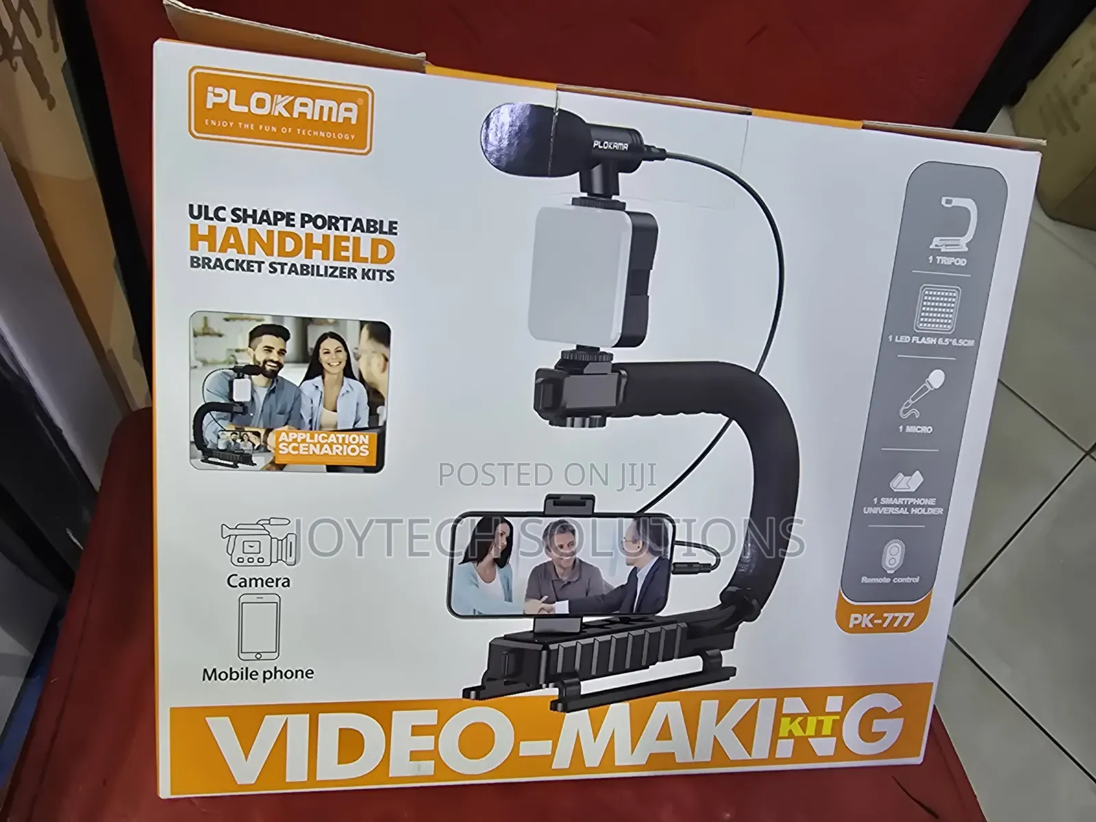 Stabilizer All In One Content Creator Kit With Mic Light Remote Contro