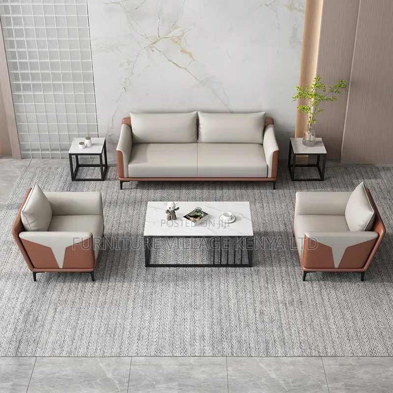 Cooperate Office Reception 5-Seater Sofa Set