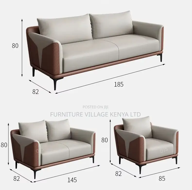 Cooperate Office Reception 5-Seater Sofa Set
