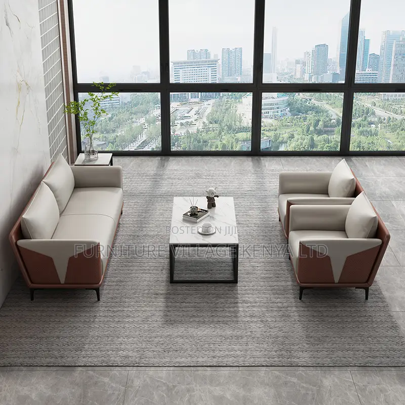 Cooperate Office Reception 5-Seater Sofa Set