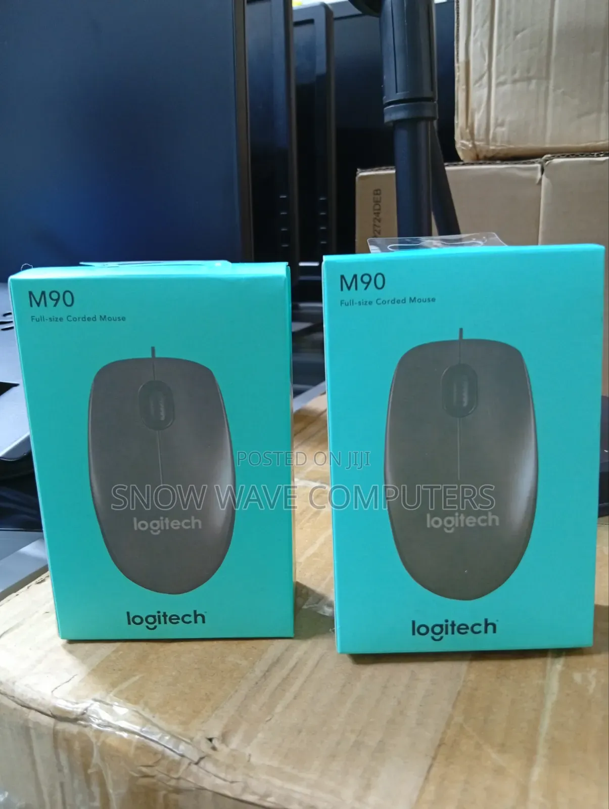 Logitech Wired Mouse M90 Black Usb