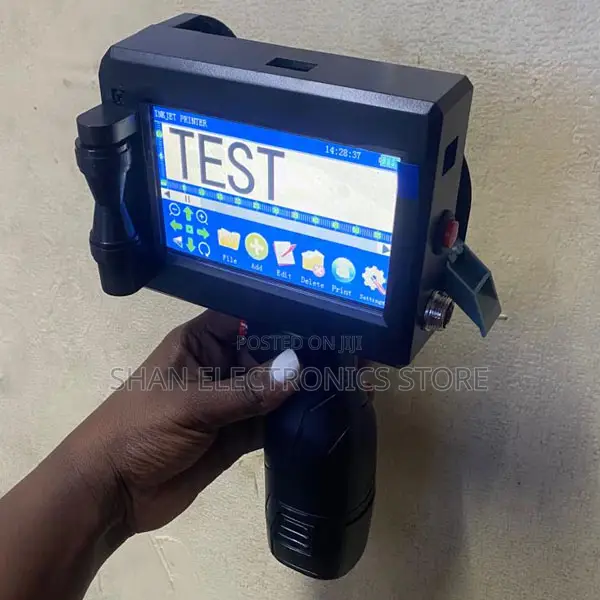 Handheld Inkjet Printer Complete With Solvent Cartridge