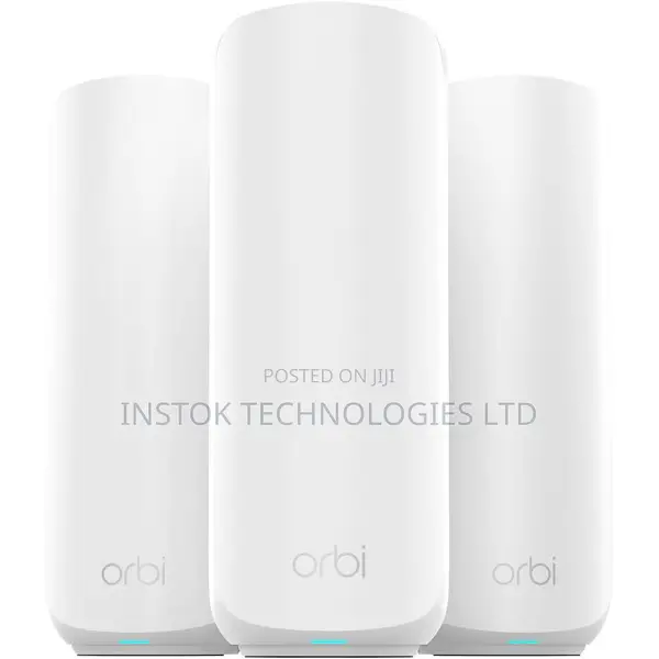 Netgear Orbi Rbe373 Be5000 Dual-Band Mesh Wi-Fi 7 System (3-Pack)