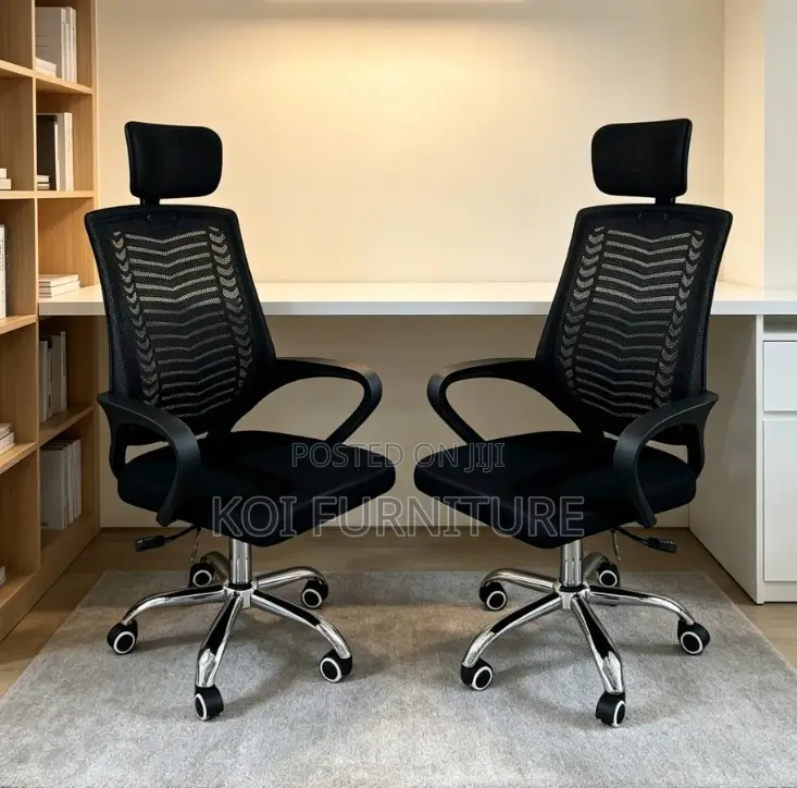 Office Chairs; Crest Headrest Ergonomic Office Desk Work Seat