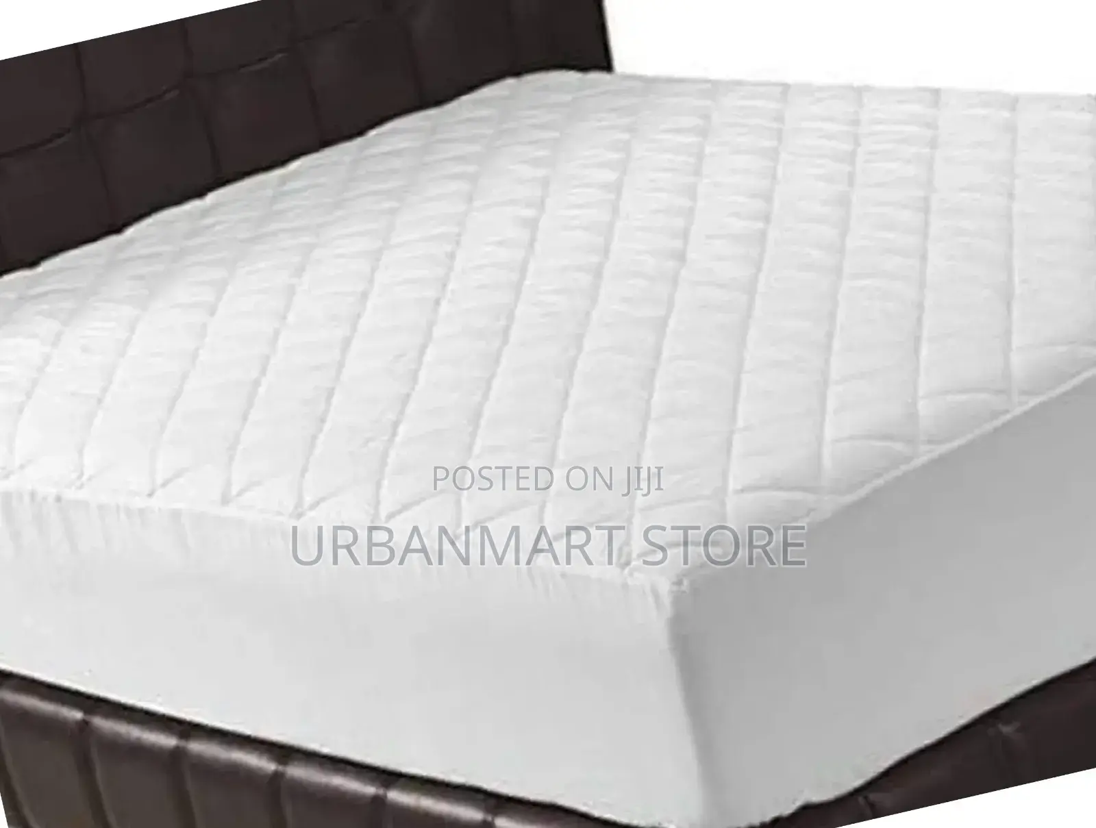 6x6 White Mattress Protector Set With 2 Pillowcases