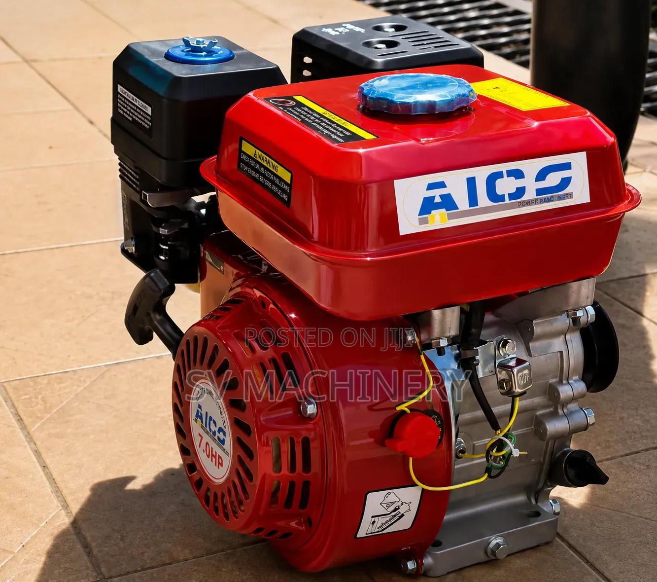 Heavy Duty Aico Agricultural Petrol Engine 7.5hp
