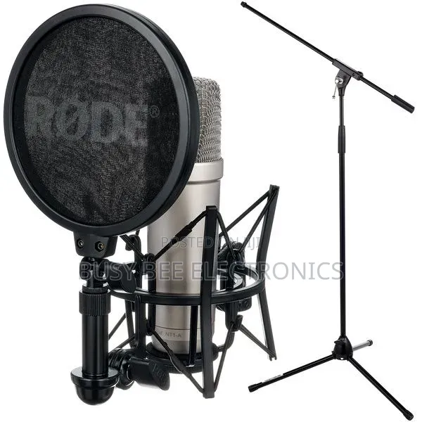 Rode Nt1 Bundle With a Microphone Stand