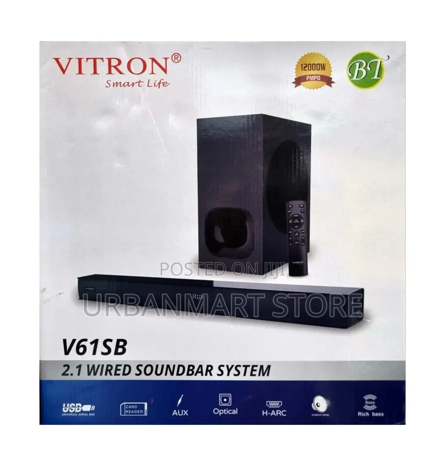 Vitron V61sb 2.1 Channel Home Entertainment Sound System
