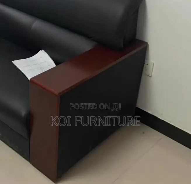 Office Sofa; Klippaun Faux Leather Executive Five Seaters Sofa Set
