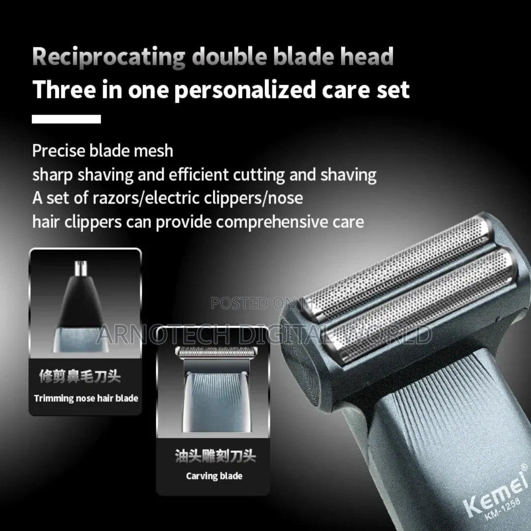 3-in-1 Cordless Grooming Kit For Men